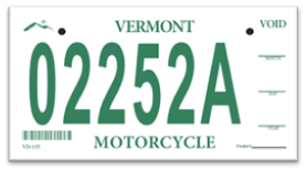 Motorcycle issued by DMV and dealers
