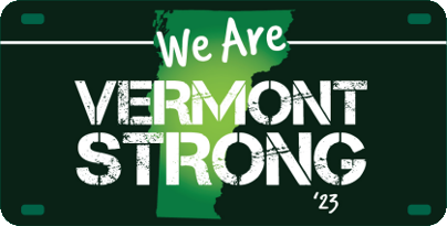 Vermont Strong 2023 commemorative license plates