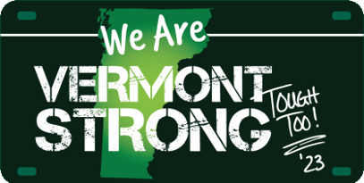 Vermont Strong 2023 commemorative license plates