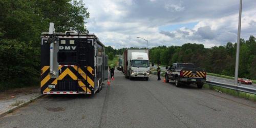 DMV Enforcement Truck Stop