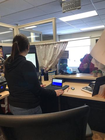 inside the Rutland office