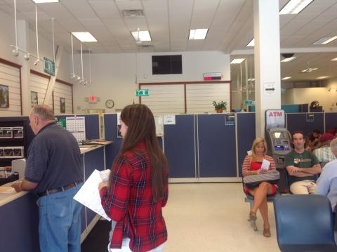 waiting room in south burlington office