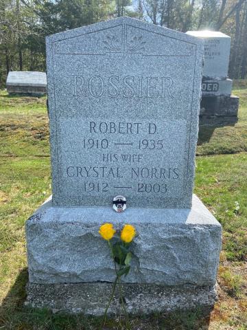 Inspector Rossier headstone
