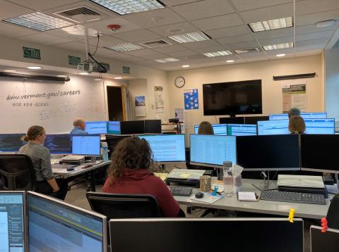 Staff in a conference room