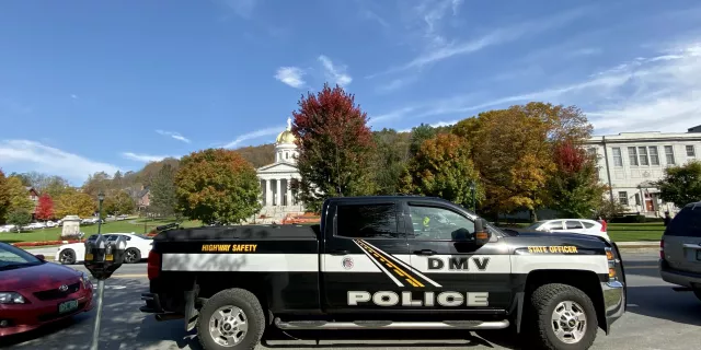 dmv police car