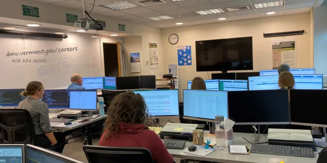 Staff in a conference room